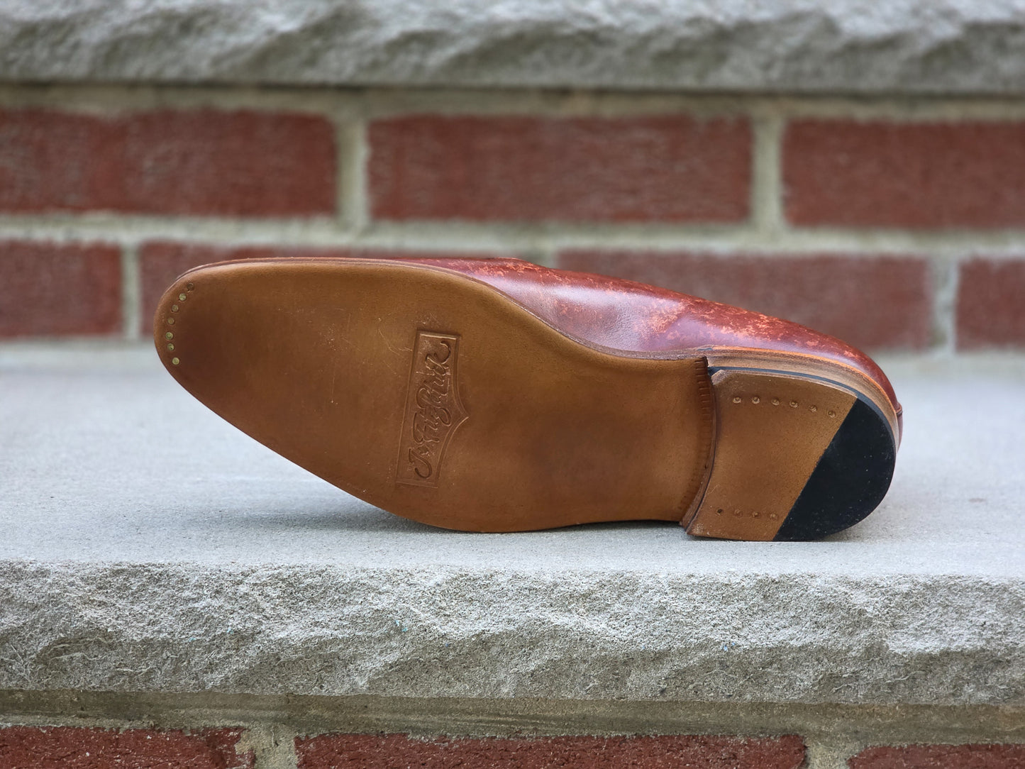 J.FitzPatrick - Bit Loafers - Gold Marble Patina - US 8