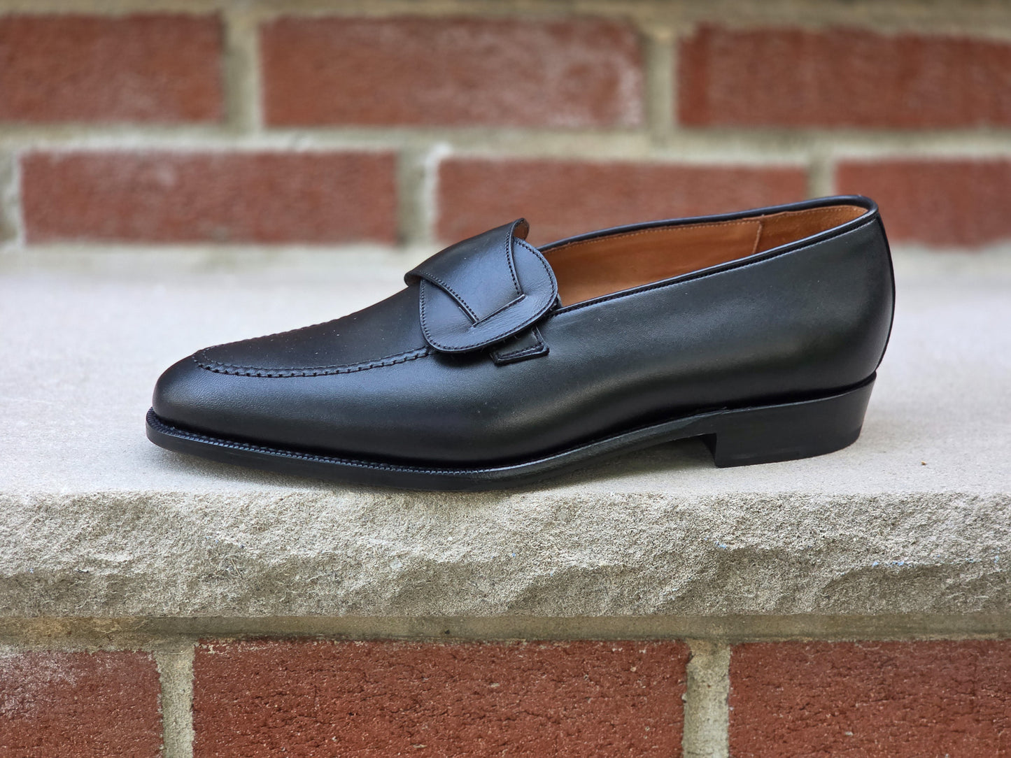 J.FitzPatrick - Butterfly Loafers - Black Calf (Second) - US 9