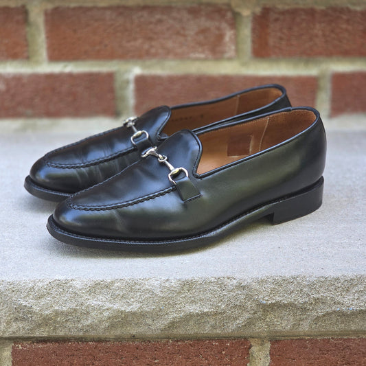 J.FitzPatrick - Bit Loafers - Black Calf - Women’s Size 6