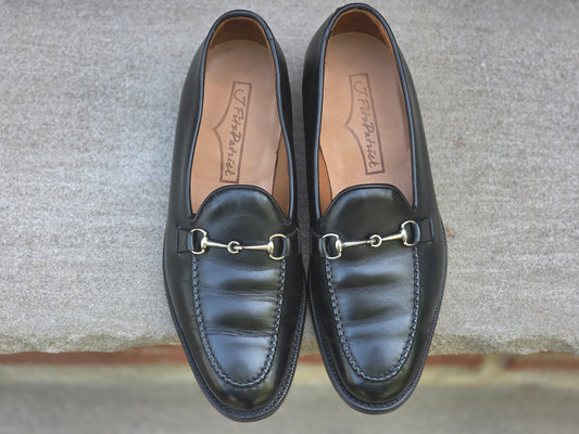J.FitzPatrick - Bit Loafers - Black Calf - Women’s Size 6