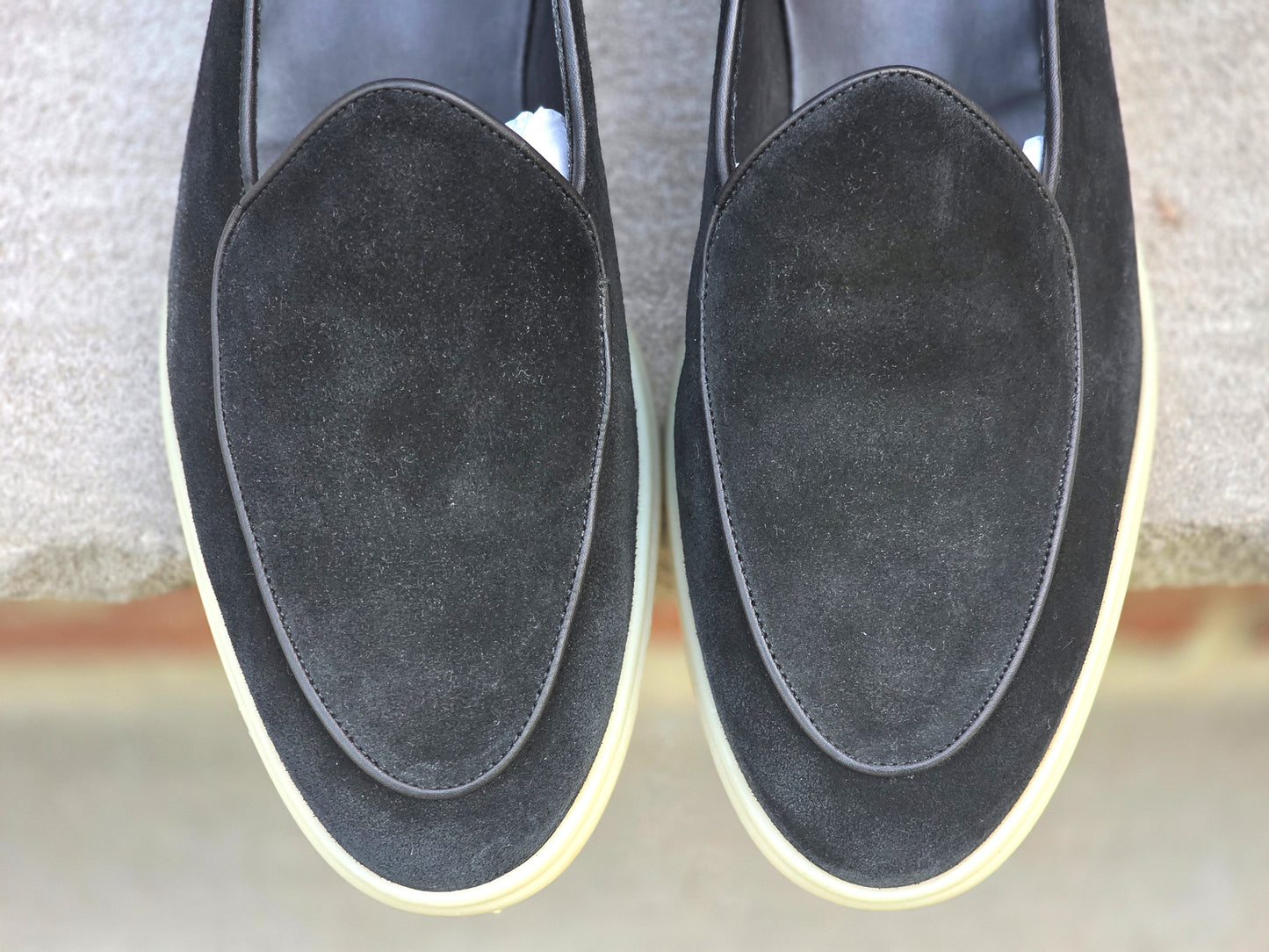 Berwick - Soft Sole Belgian Loafer - Black Suede - US 7.5