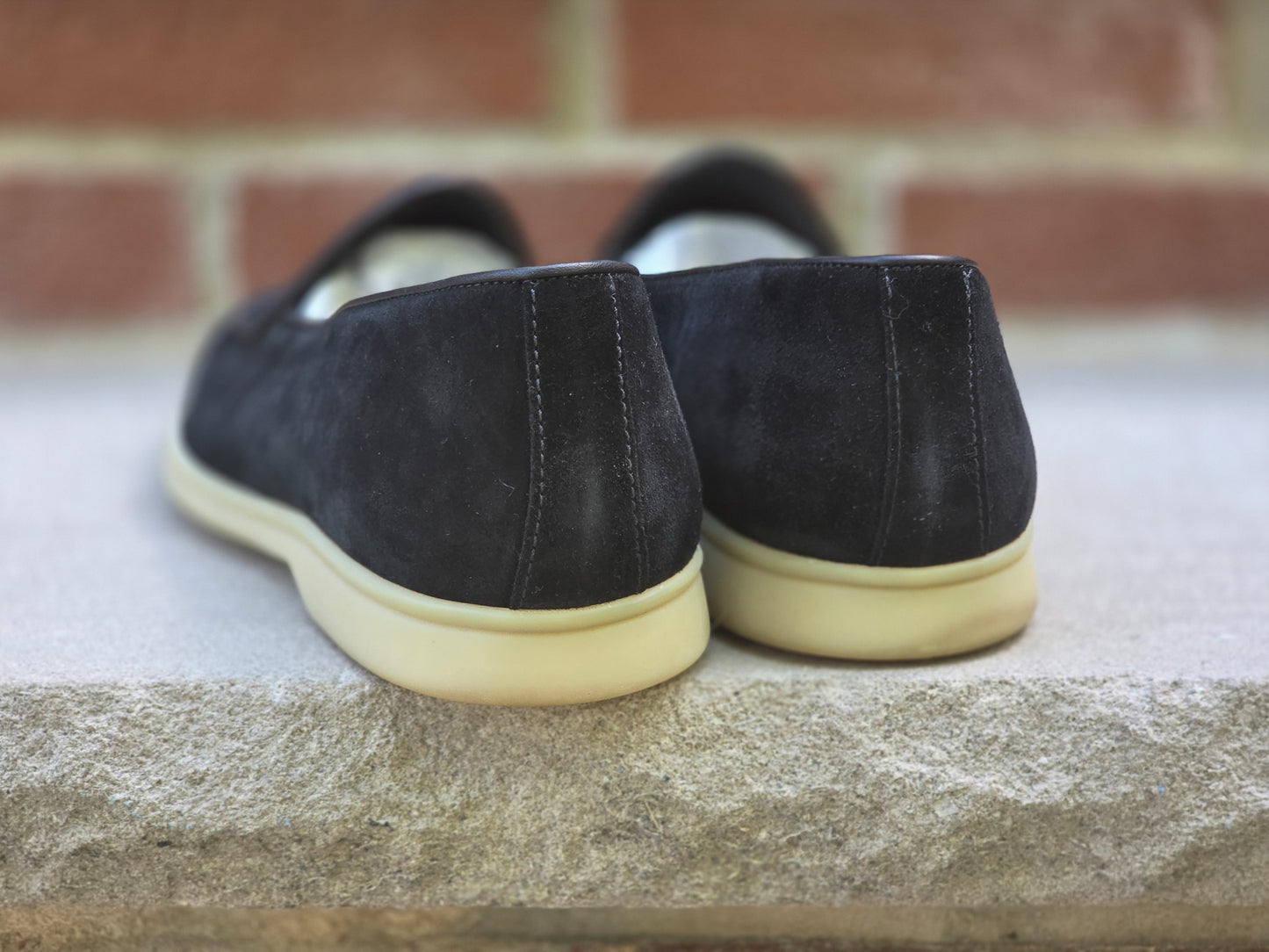 Berwick - Soft Sole Belgian Loafer - Black Suede - US 7.5