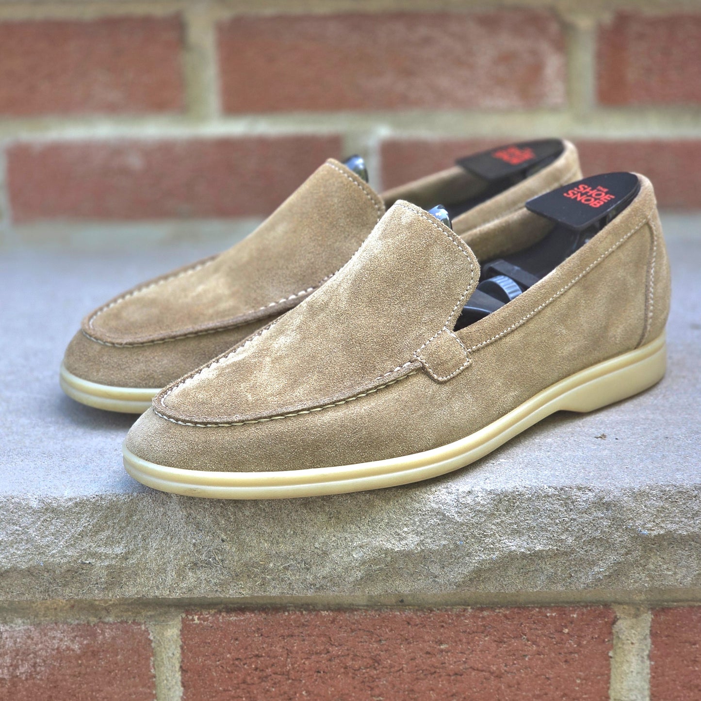 Berwick - Soft Sole Venetian Loafer - Sughero Suede - US 7.5