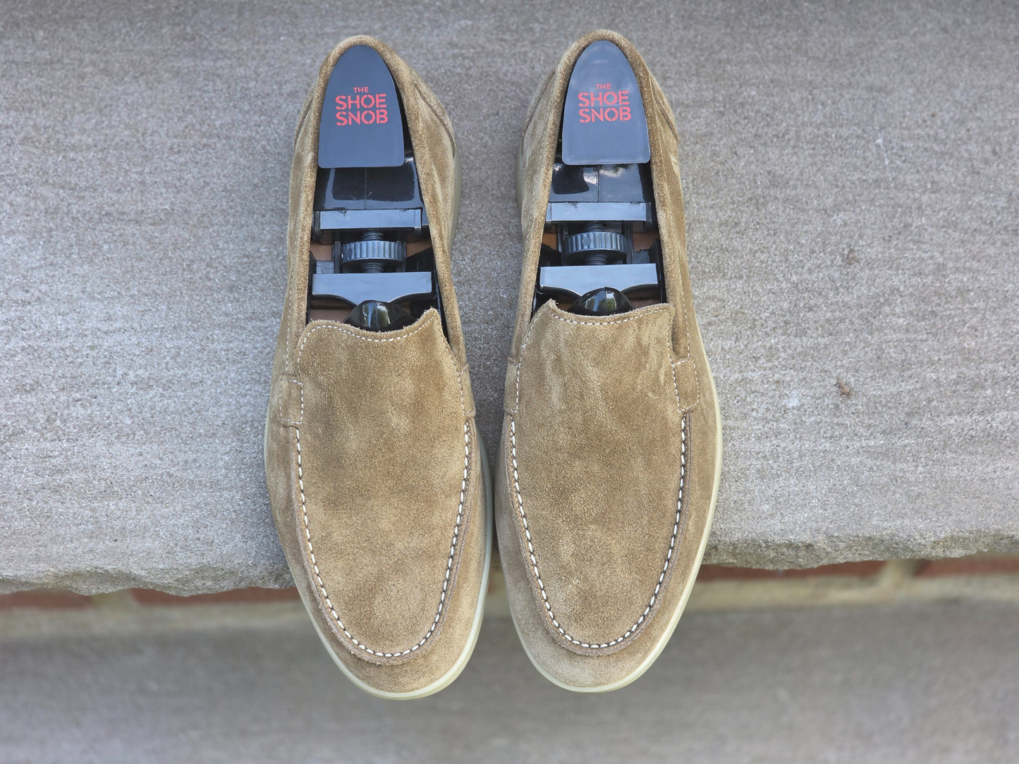 Berwick - Soft Sole Venetian Loafer - Sughero Suede - US 7.5