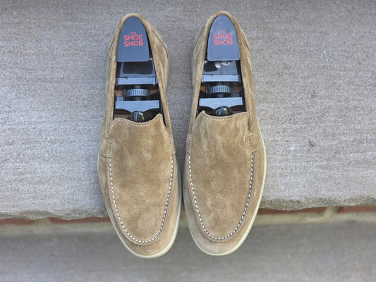 Berwick - Soft Sole Venetian Loafer - Sughero Suede - US 7.5