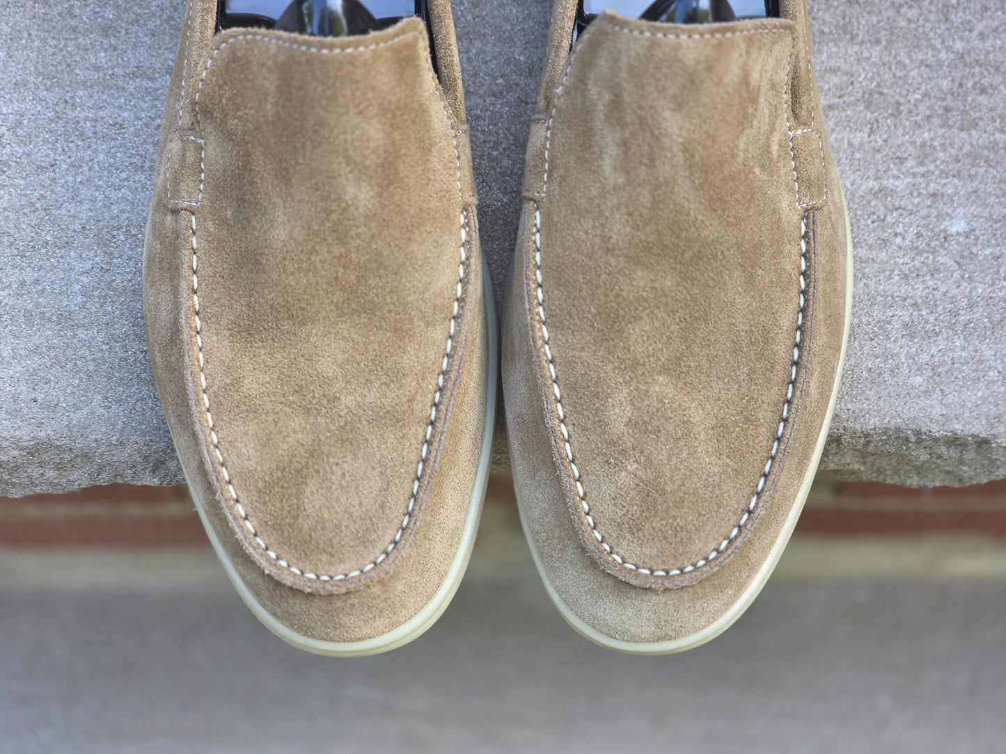 Berwick - Soft Sole Venetian Loafer - Sughero Suede - US 7.5