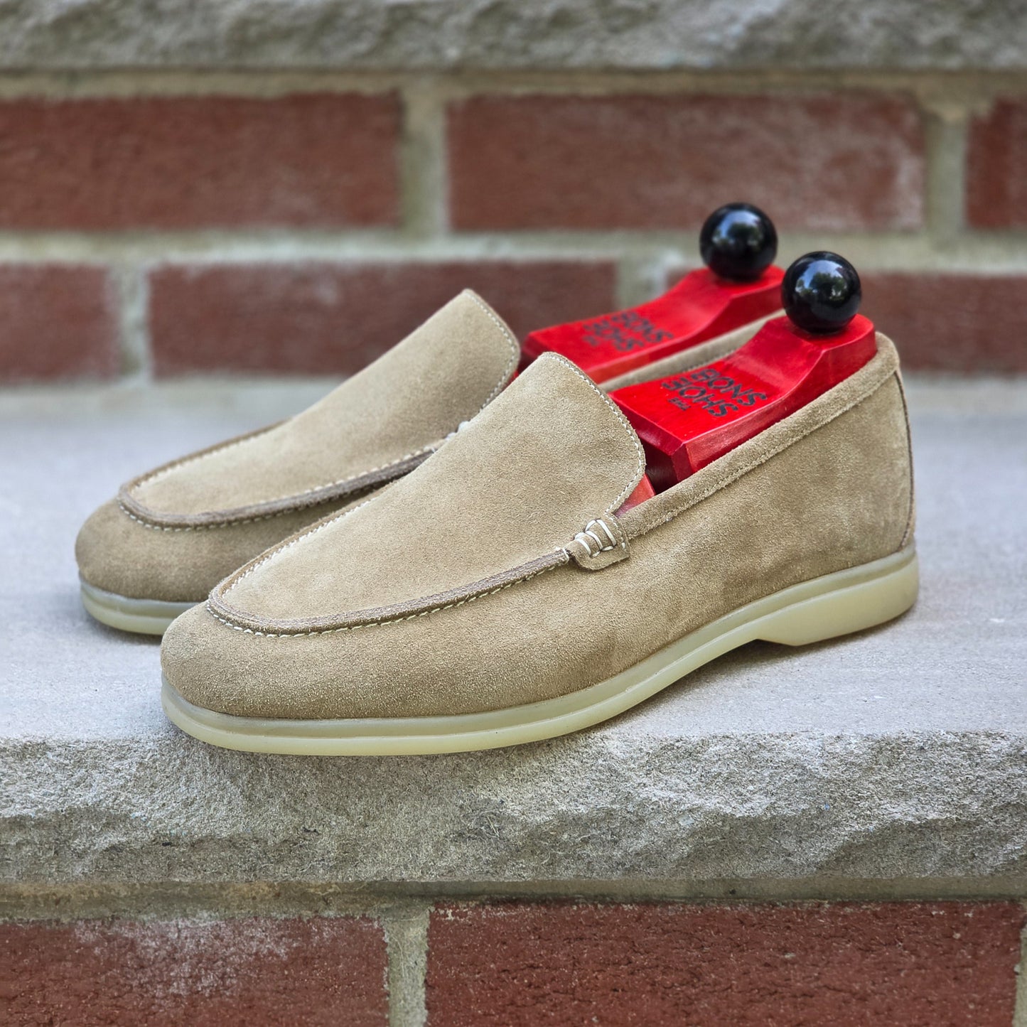 Blkbrd - Soft Sole Venetian Loafer - Beige Suede - US 7