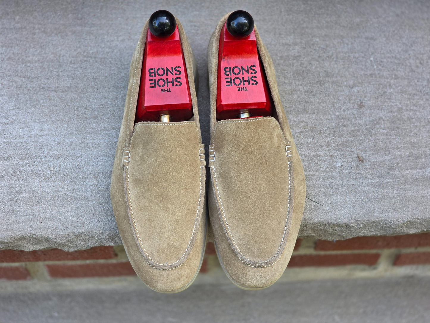 Blkbrd - Soft Sole Venetian Loafer - Beige Suede - US 7