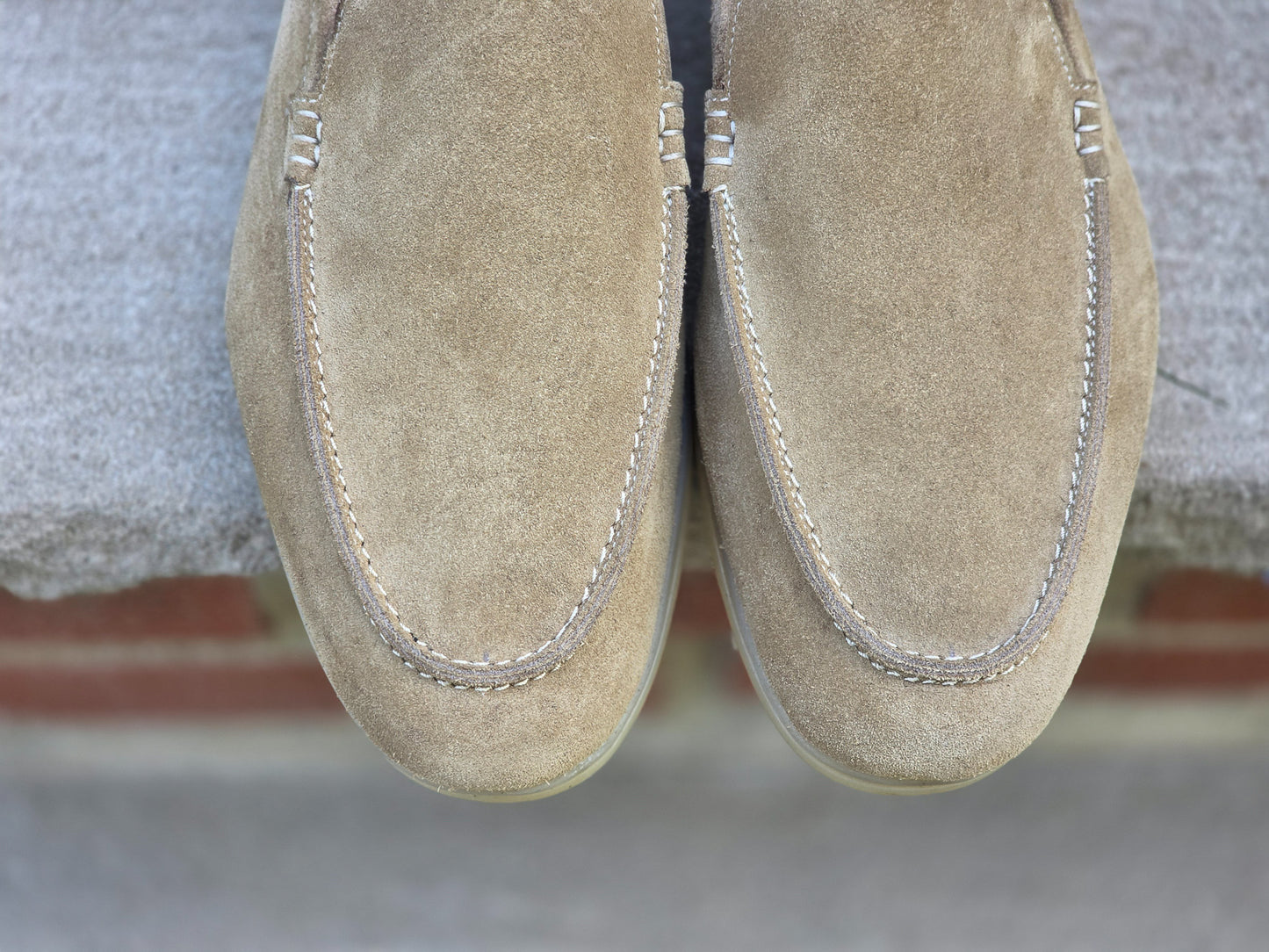 Blkbrd - Soft Sole Venetian Loafer - Beige Suede - US 7