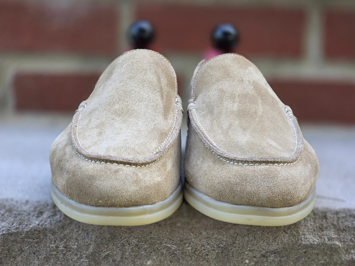Blkbrd - Soft Sole Venetian Loafer - Beige Suede - US 7