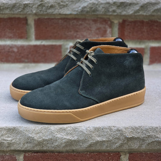 J.FitzPatrick - Chukka Sneaker - Dark Green Suede - US 7