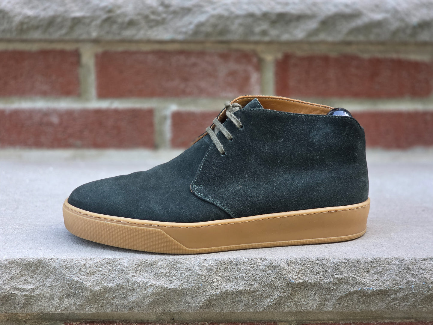 J.FitzPatrick - Chukka Sneaker - Dark Green Suede - US 7