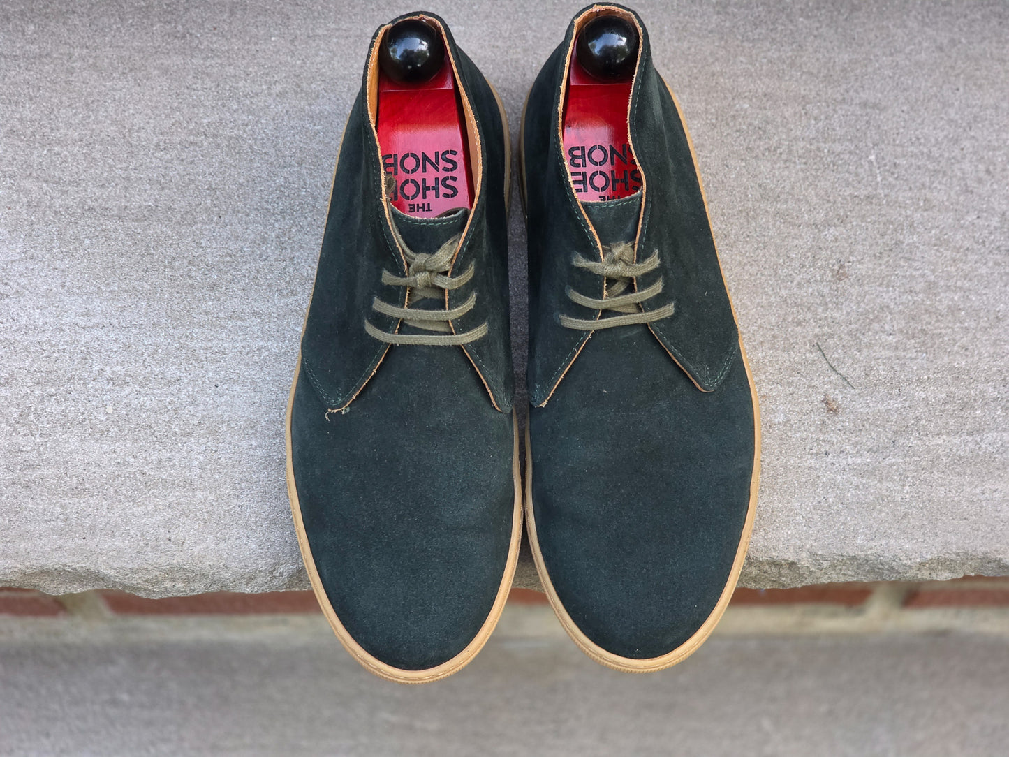 J.FitzPatrick - Chukka Sneaker - Dark Green Suede - US 7