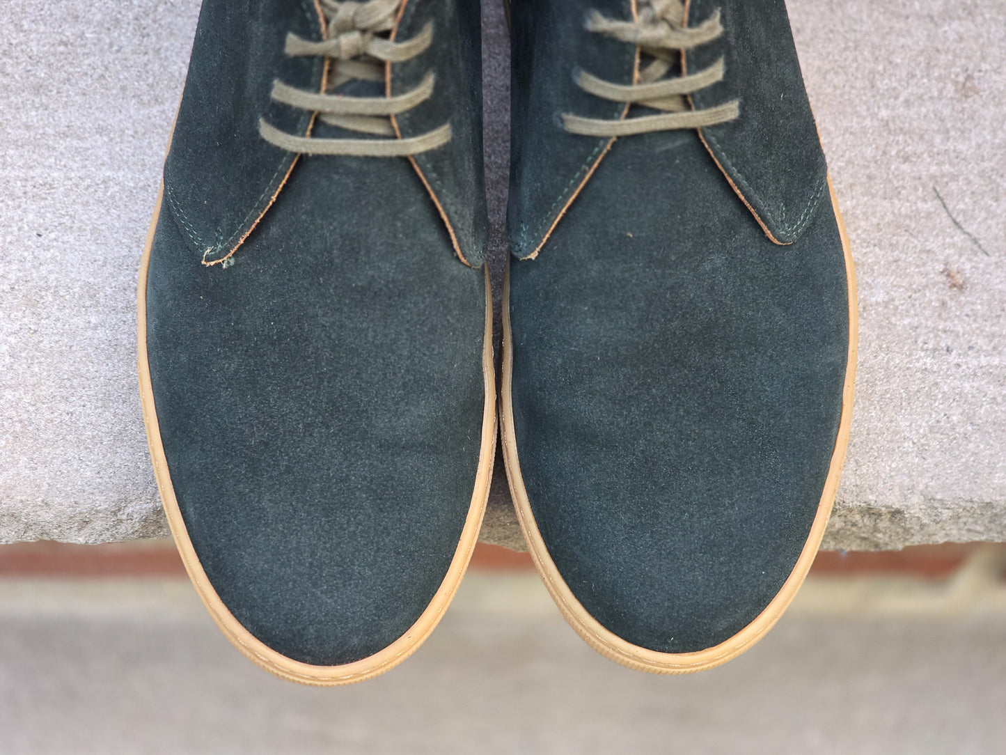 J.FitzPatrick - Chukka Sneaker - Dark Green Suede - US 7