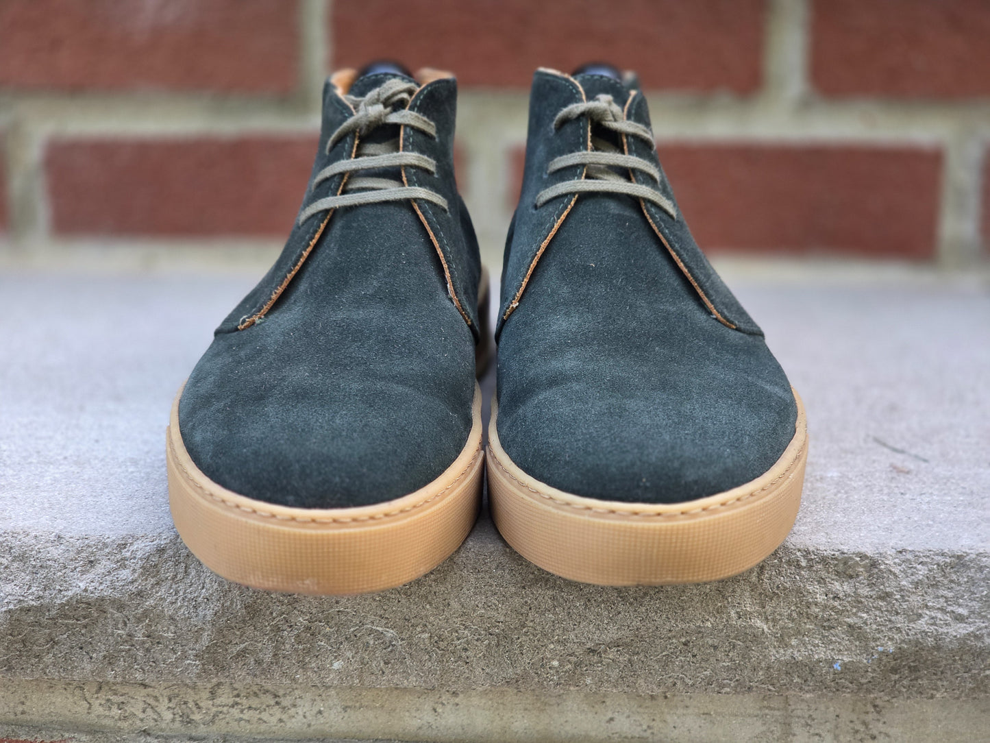 J.FitzPatrick - Chukka Sneaker - Dark Green Suede - US 7