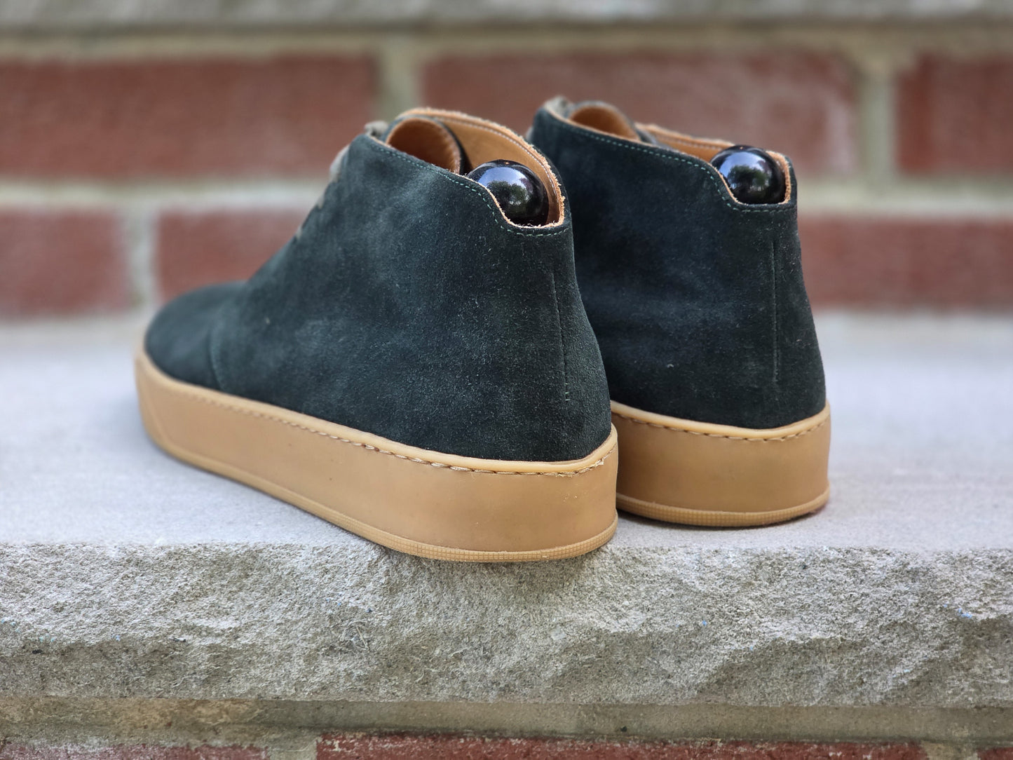 J.FitzPatrick - Chukka Sneaker - Dark Green Suede - US 7