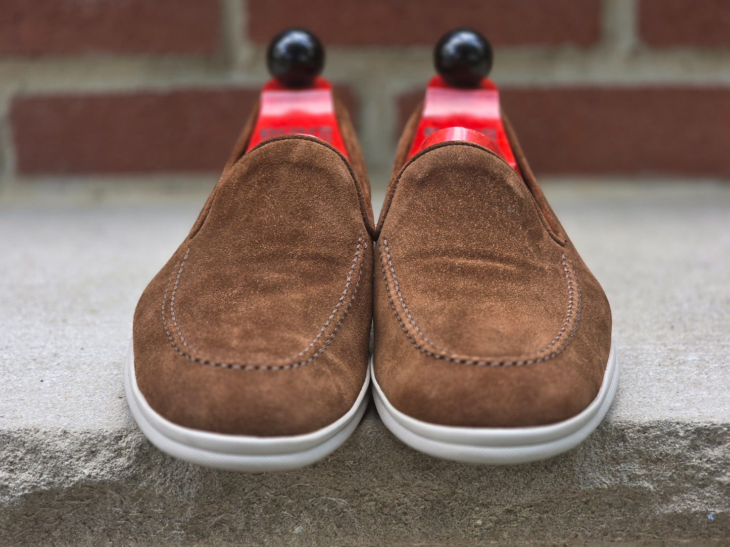 J.FitzPatrick - Venetian Loafer - Brown Suede - US 7