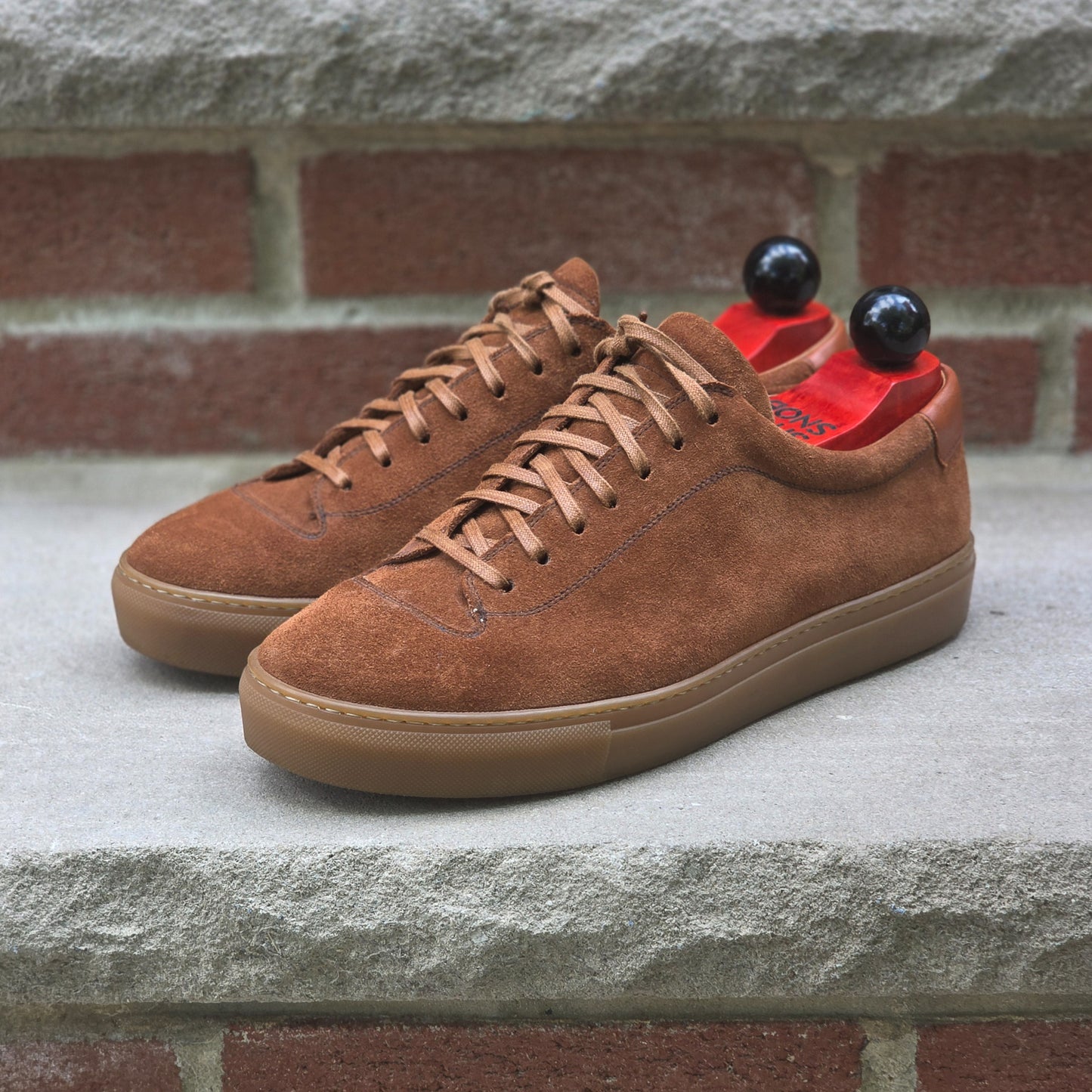J.FitzPatrick - Suede Sneaker - Cumin Suede - US 7.5