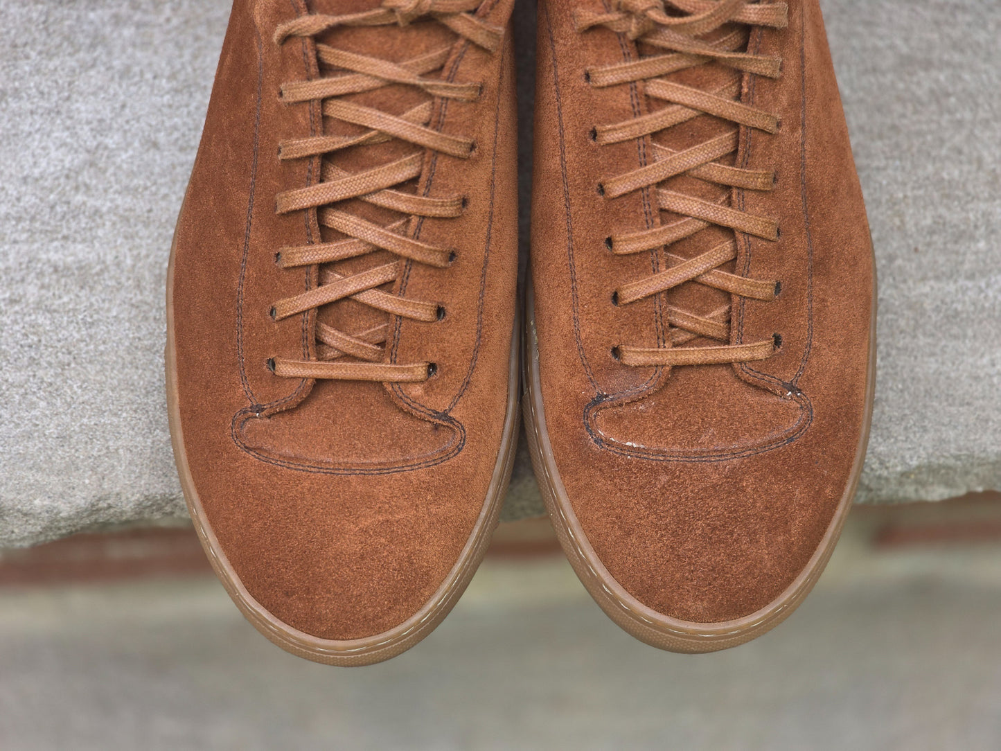 J.FitzPatrick - Suede Sneaker - Cumin Suede - US 7.5