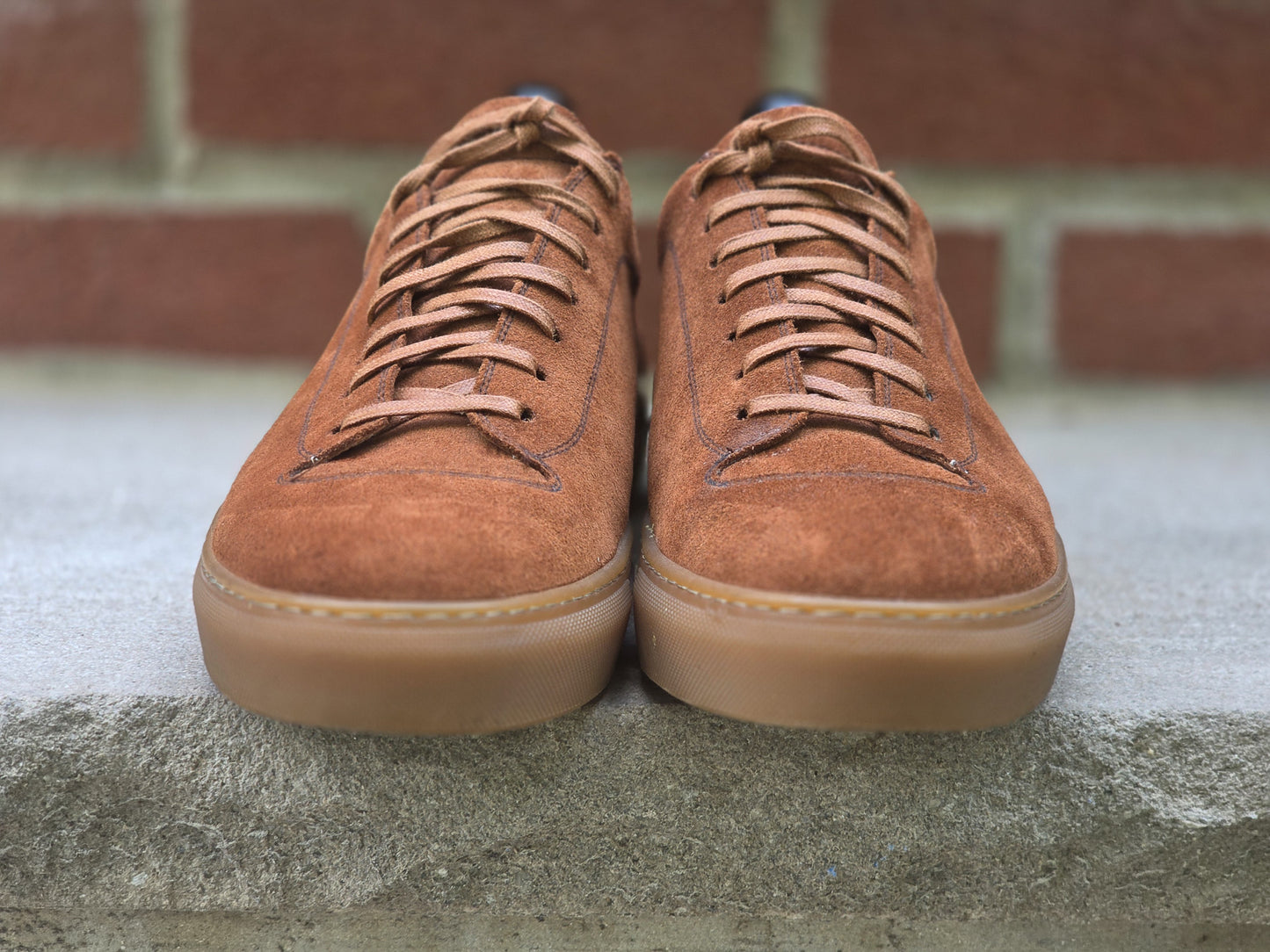 J.FitzPatrick - Suede Sneaker - Cumin Suede - US 7.5