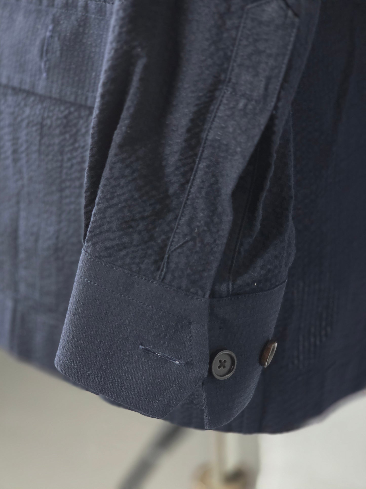 Costume SuitSupply - Chambray bleu à trois boutons