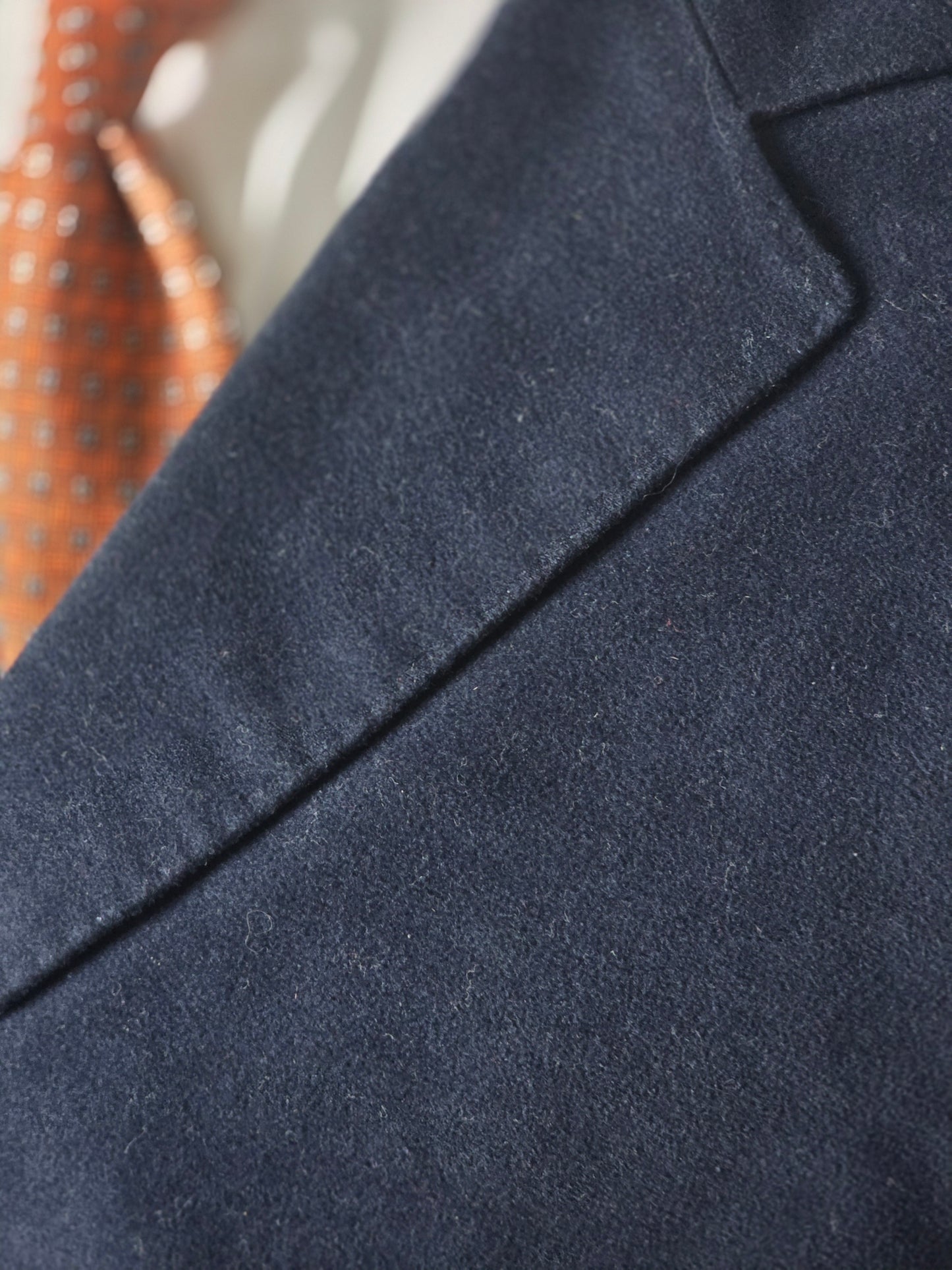 Bespoke - Double Breasted Waistcoat - Navy Moleskin