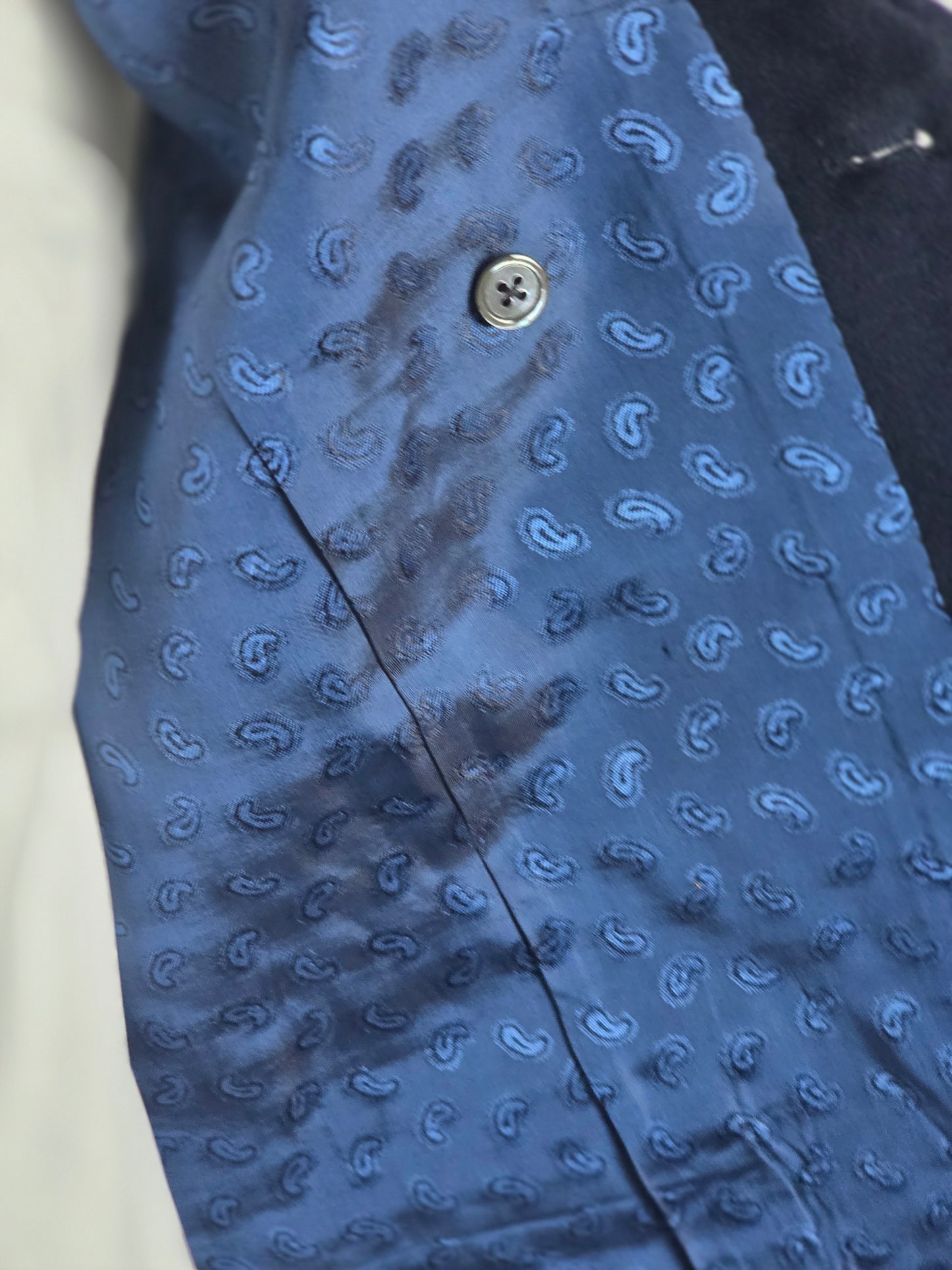Bespoke - Double Breasted Waistcoat - Navy Moleskin
