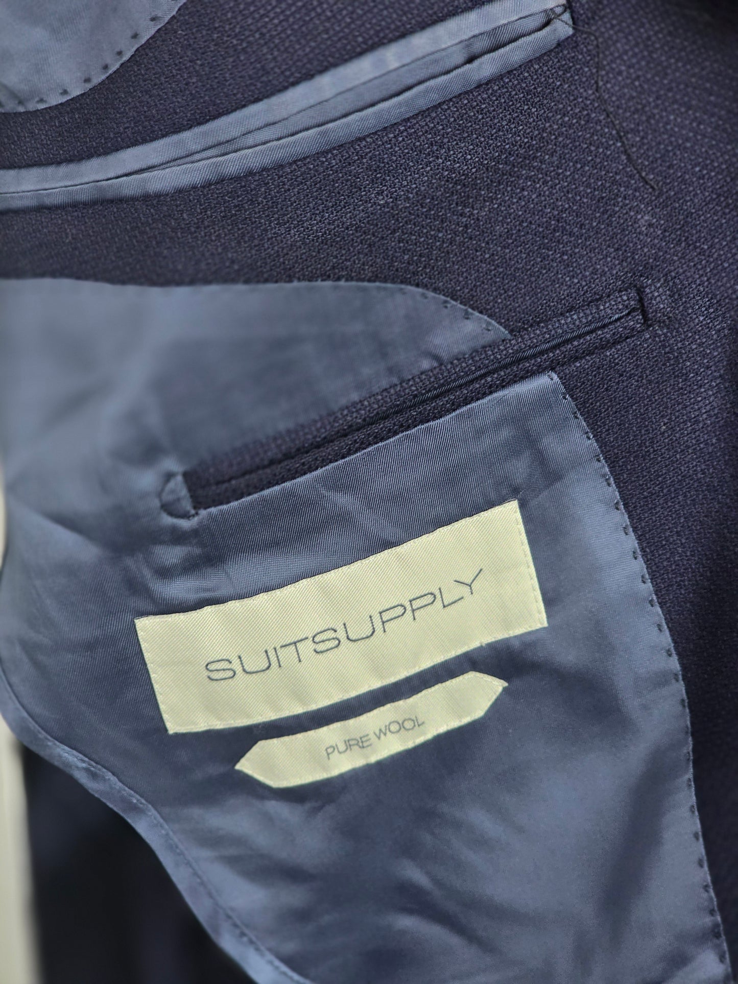 SuitSupply - Two Button Sport Coat - Navy Hopsack