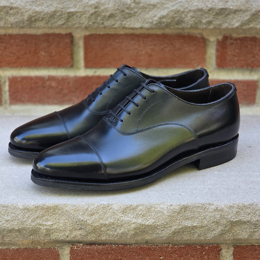 Bridlen - Cap Toe Oxford - Black Calf - US 9.5