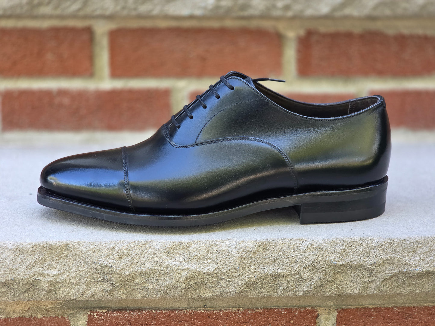 J.FitzPatrick - Oxford en daim pleine fleur - Marron foncé