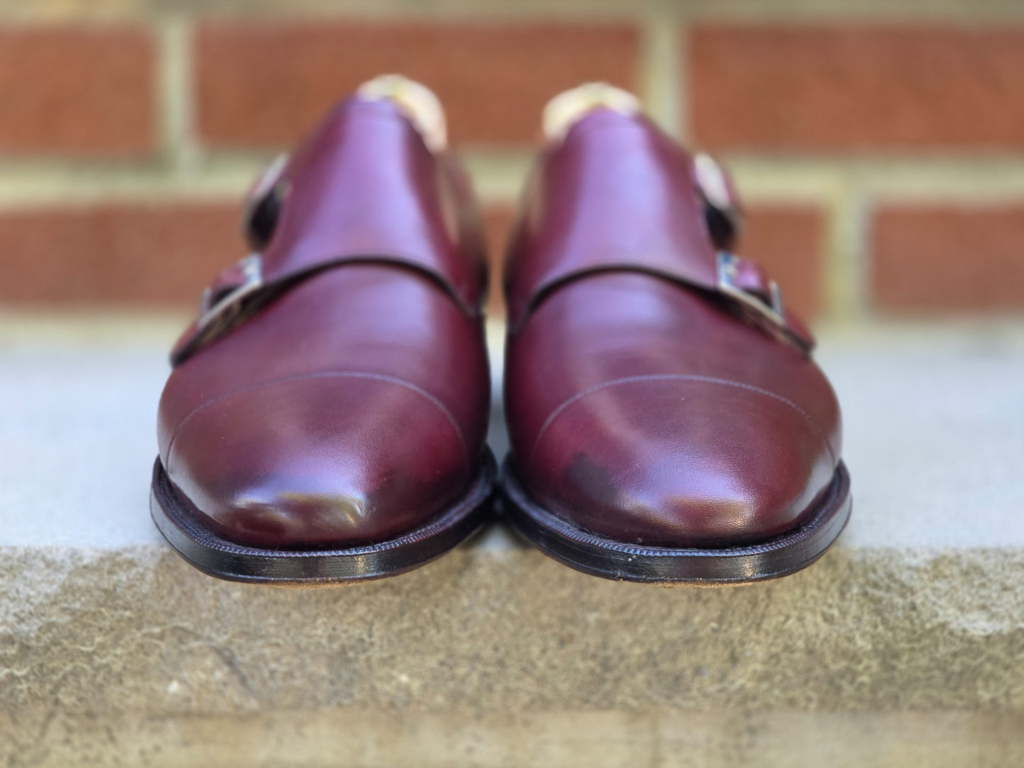 J.FitzPatrick - Oxford en daim pleine fleur - Marron foncé