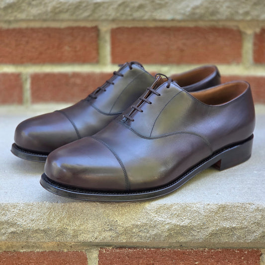 Bridlen - Cap Toe Oxford - Dark Brown Calf - US10.5 EEE