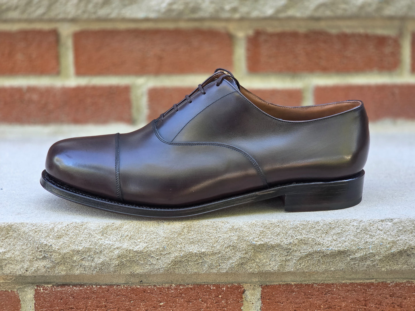 Bridlen - Cap Toe Oxford - Dark Brown Calf - US10.5 EEE