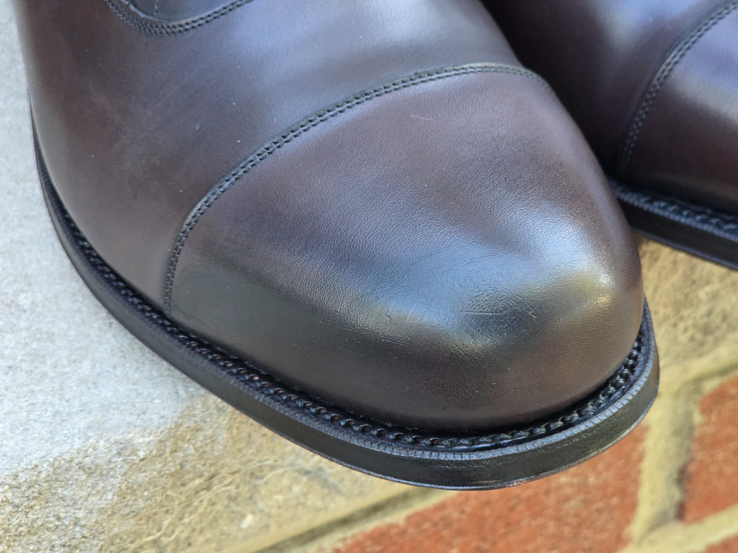 Bridlen - Cap Toe Oxford - Dark Brown Calf - US10.5 EEE