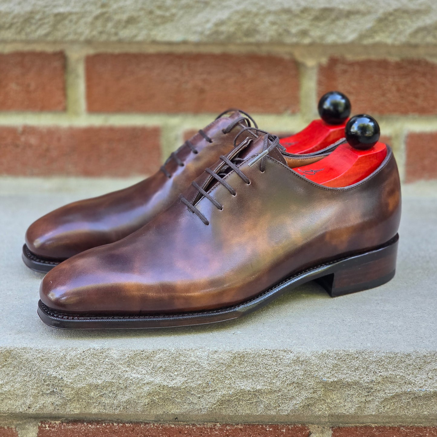 Bridlen - Whole Cut Oxford - Brown Museum Calf - US 7.5