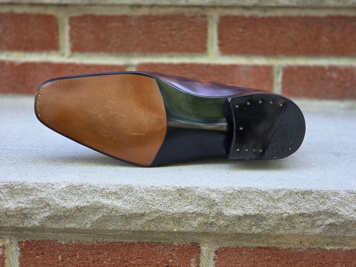 Bridlen - Whole Cut Oxford - Brown Museum Calf - US 7.5