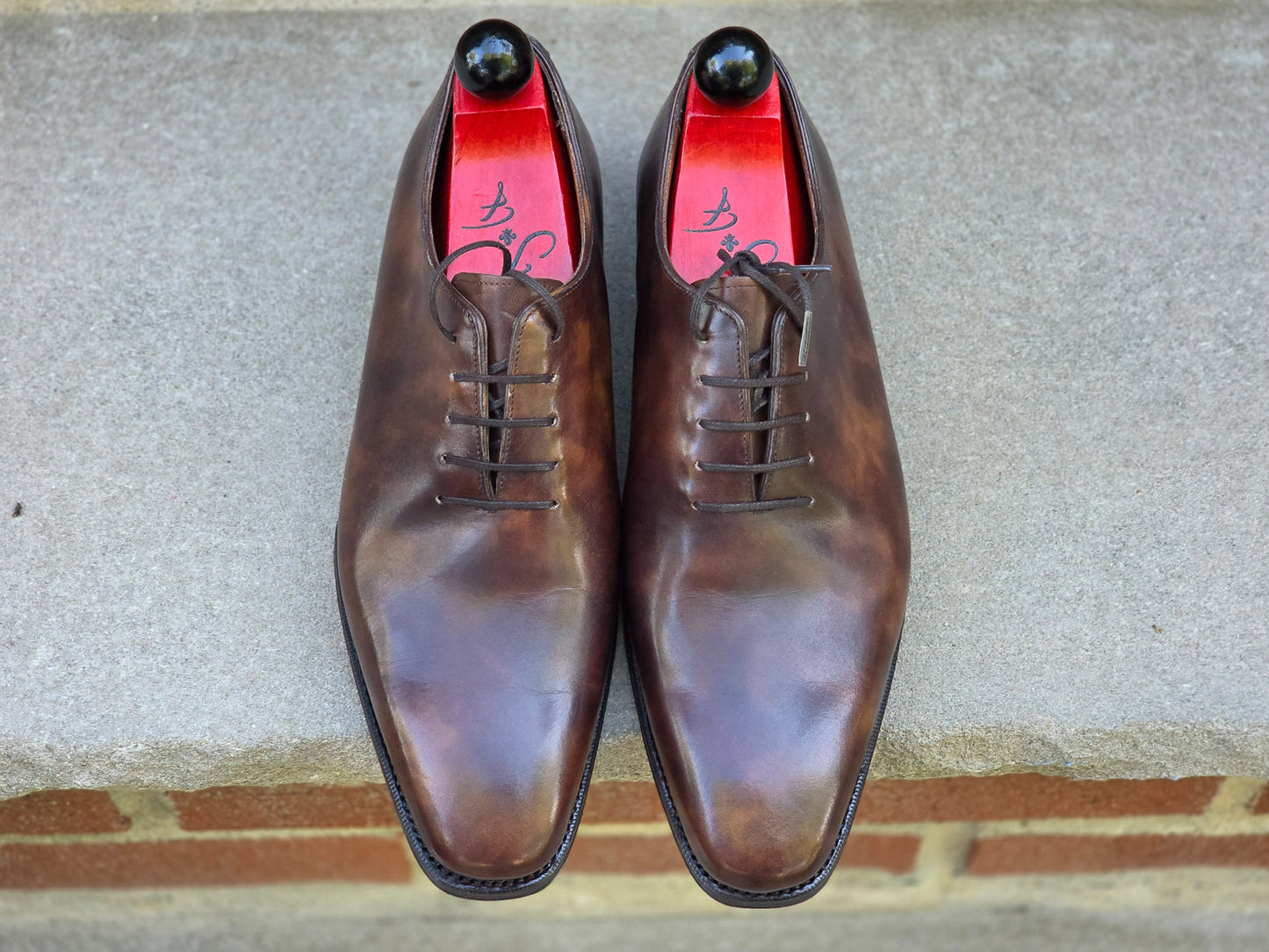 Bridlen - Whole Cut Oxford - Brown Museum Calf - US 7.5
