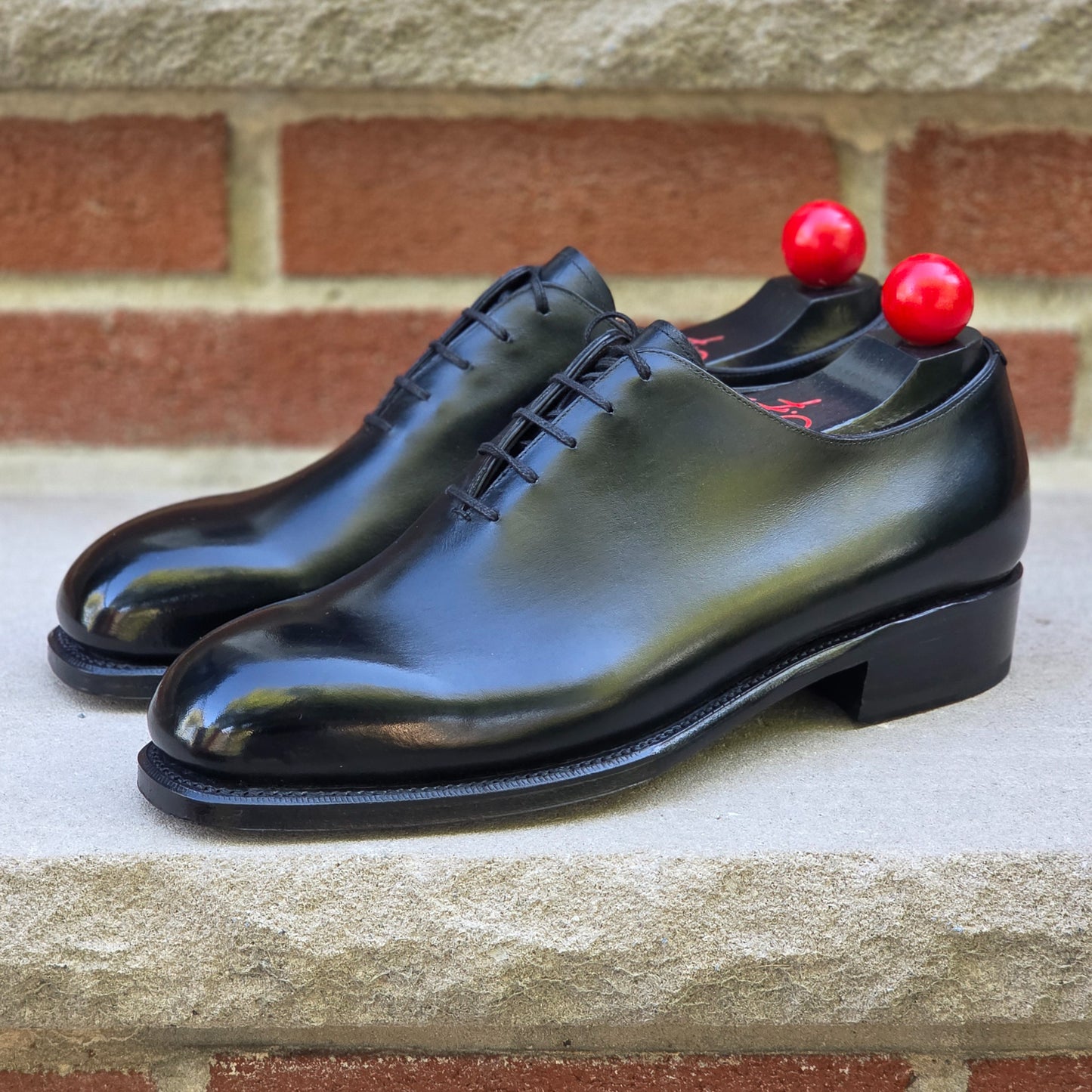 Bridlen - Whole Cut Oxford - Black Calf - US 7.5