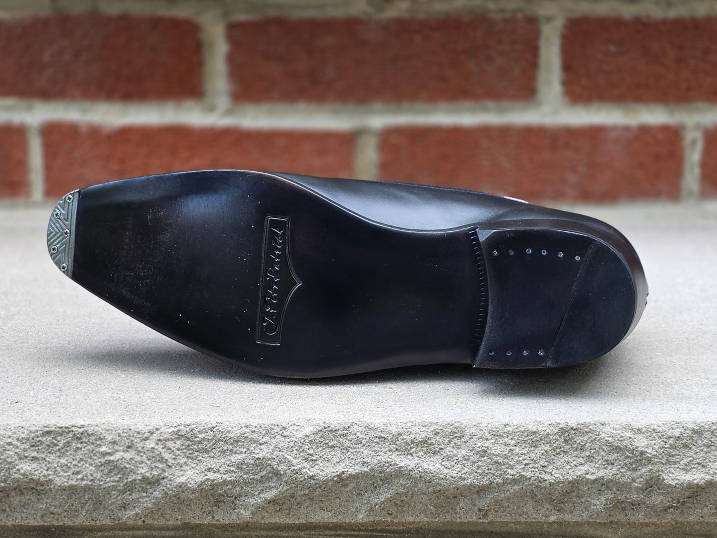 J.FitzPatrick - Oxford Boots - Black Calf / Pearl Suede - US 7.5