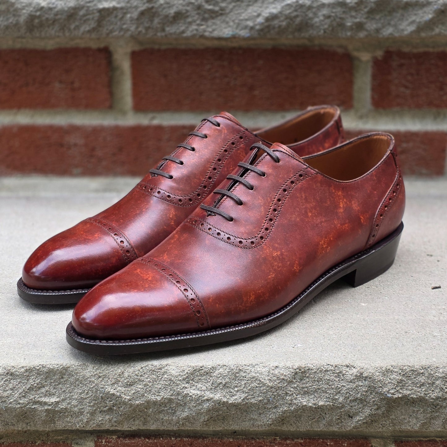 J.FitzPatrick - Adelaide Oxford - Gold Marble Patina - US 9
