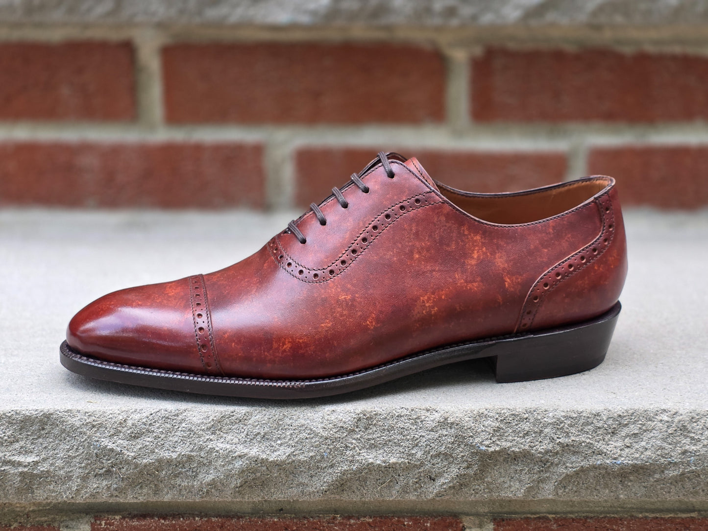 J.FitzPatrick - Adelaide Oxford - Gold Marble Patina - US 9