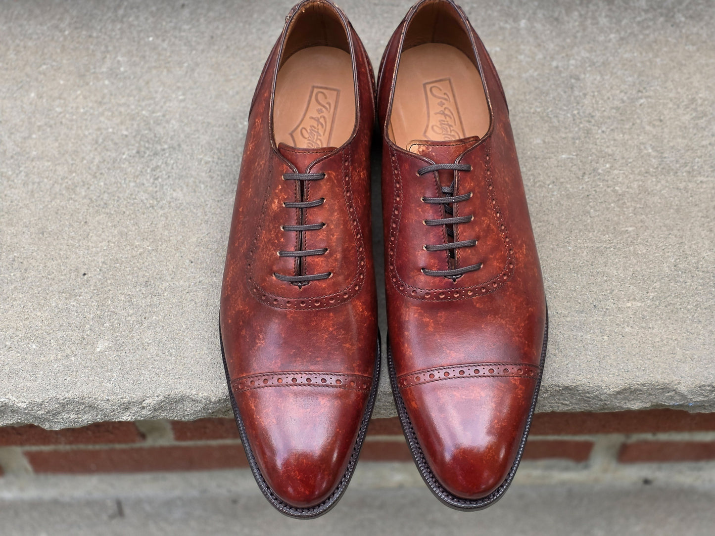 J.FitzPatrick - Adelaide Oxford - Gold Marble Patina - US 9