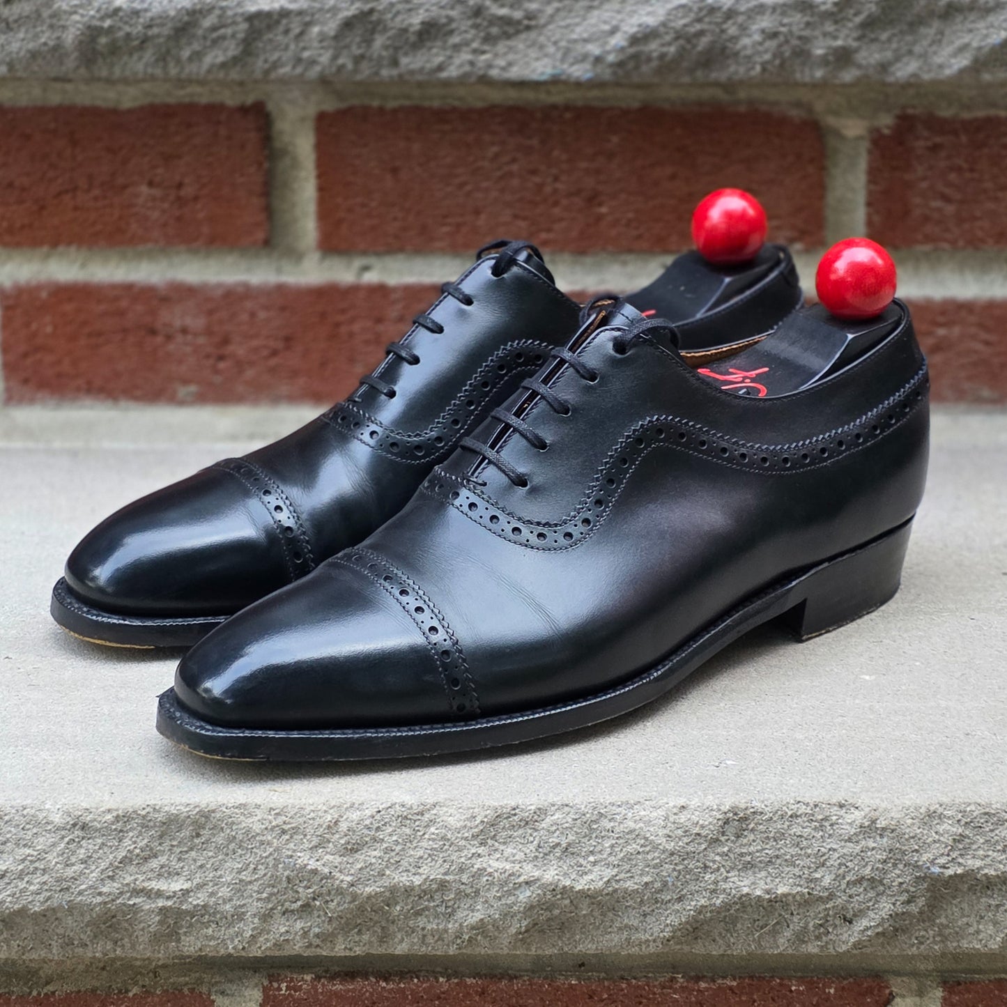 J.FitzPatrick - Adelaide Oxford - Black Calf - US 7.5