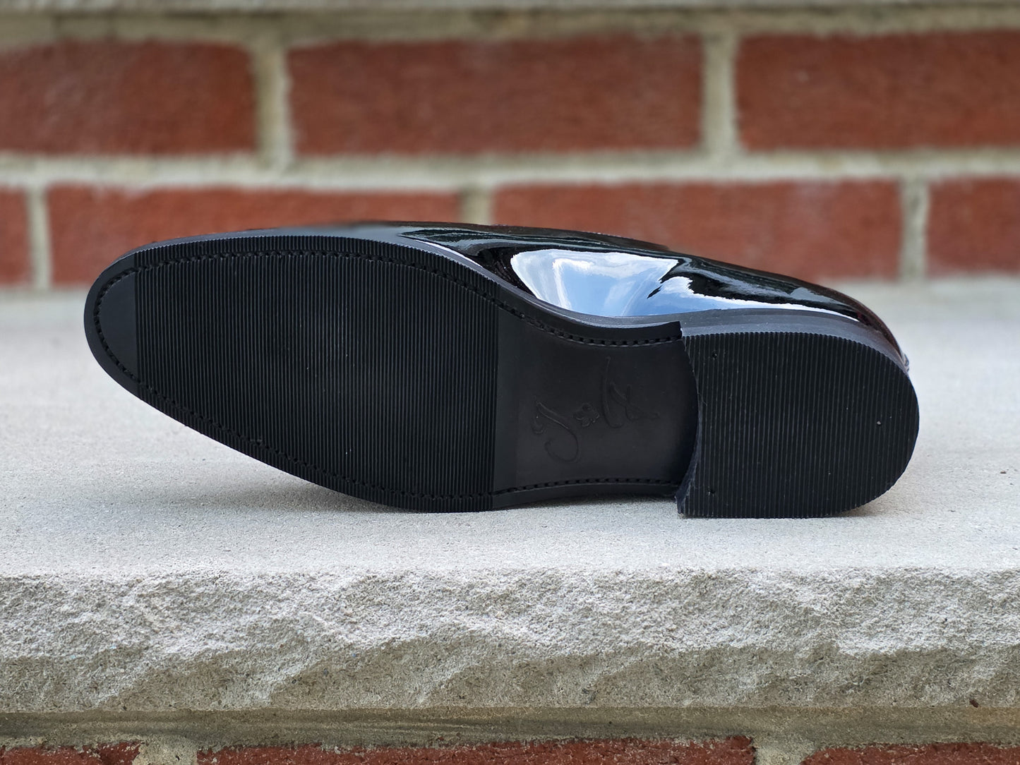 J.FitzPatrick - Whole Cut Loafers - Black Patent - US 8.5
