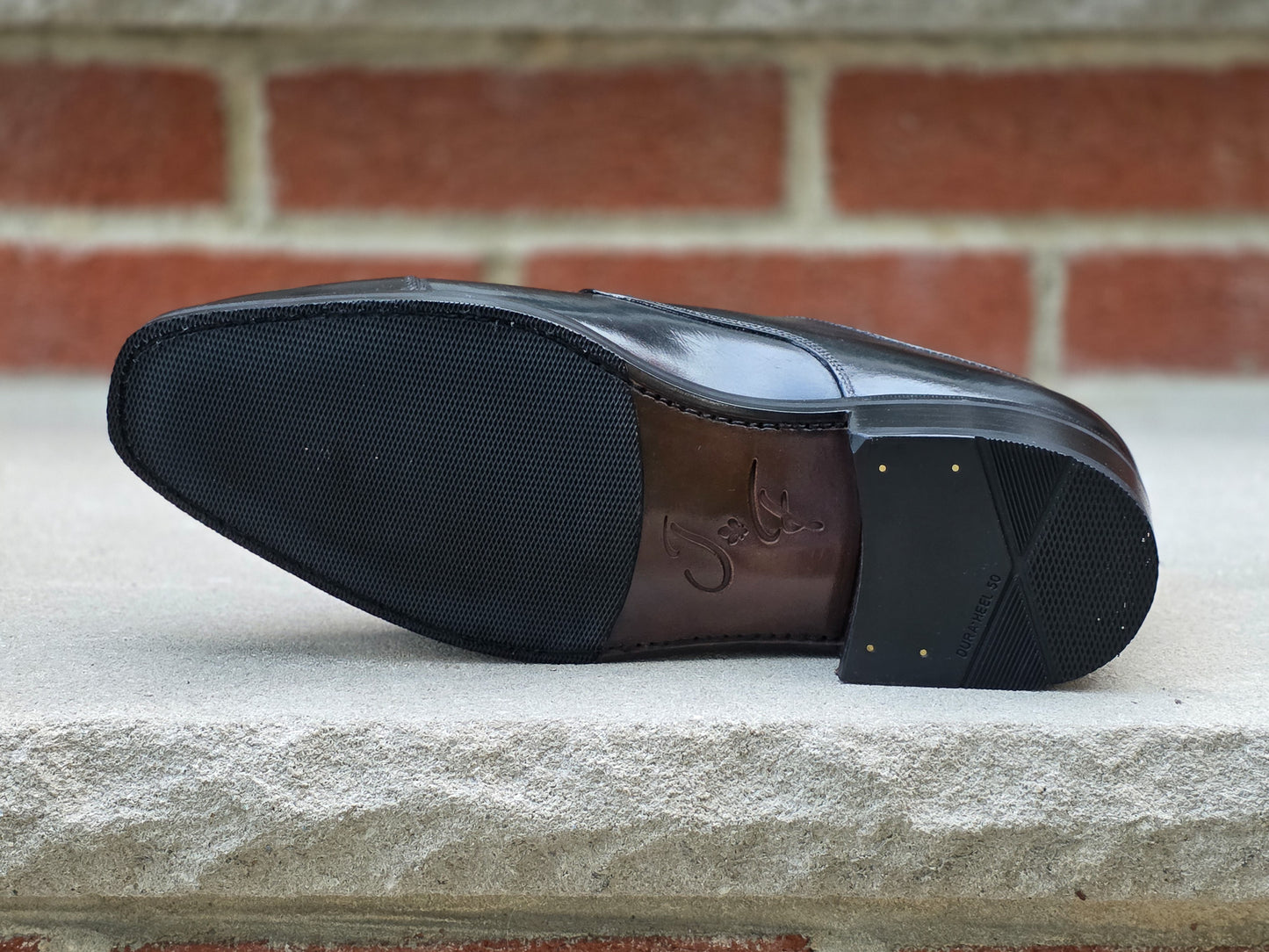 J.FitzPatrick - Double Monk Strap - Black Calf - US 7.5