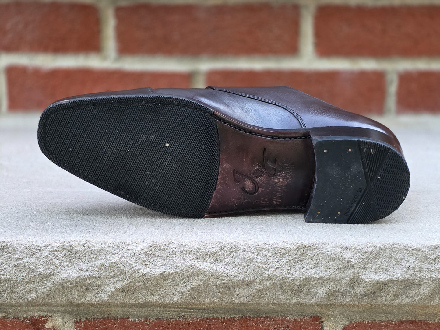 J.FitzPatrick - Double Monk Strap - Dark Brown Calf - US 7.5