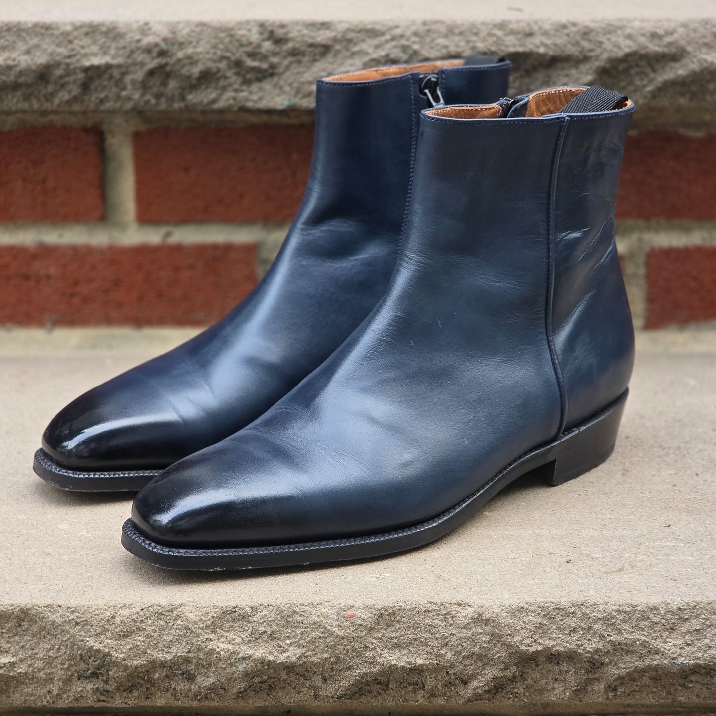 Botas con cremallera J.FitzPatrick - Marrón oscuro
