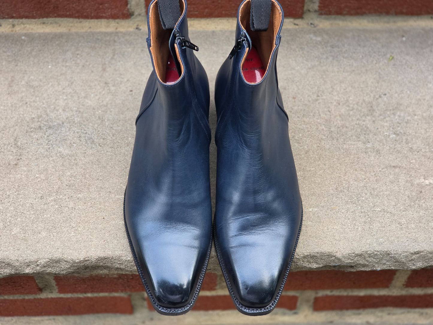 Botas con cremallera J.FitzPatrick - Marrón oscuro
