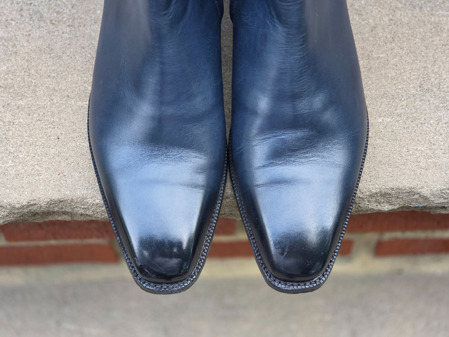 Botas con cremallera J.FitzPatrick - Marrón oscuro