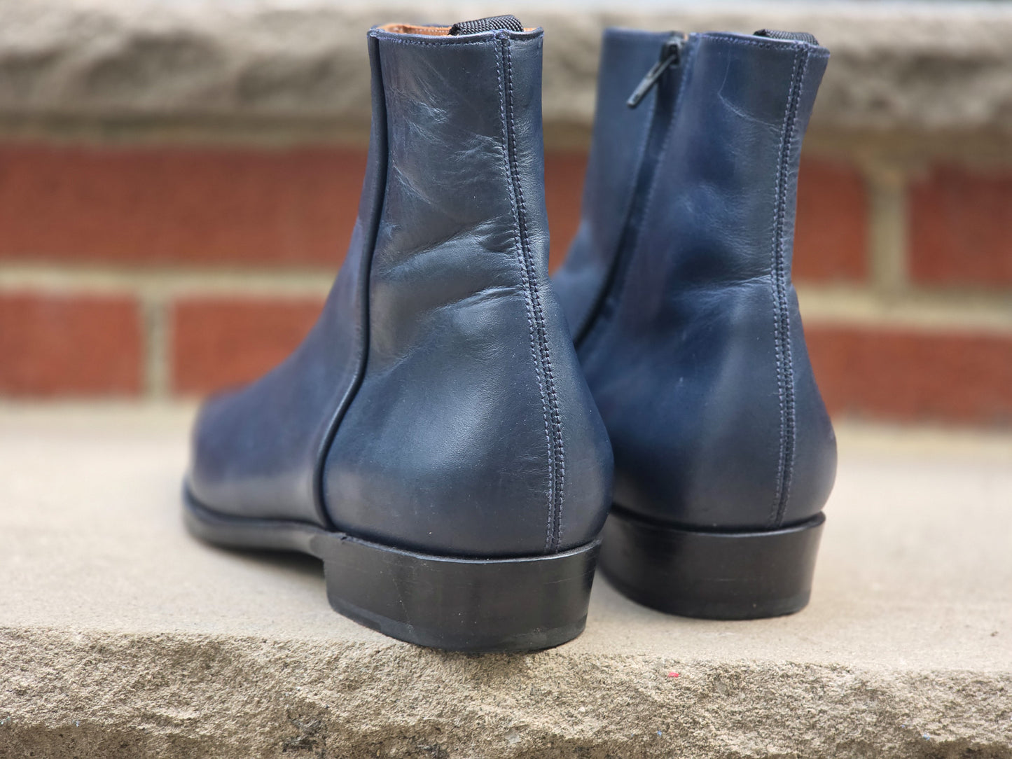 Botas con cremallera J.FitzPatrick - Marrón oscuro